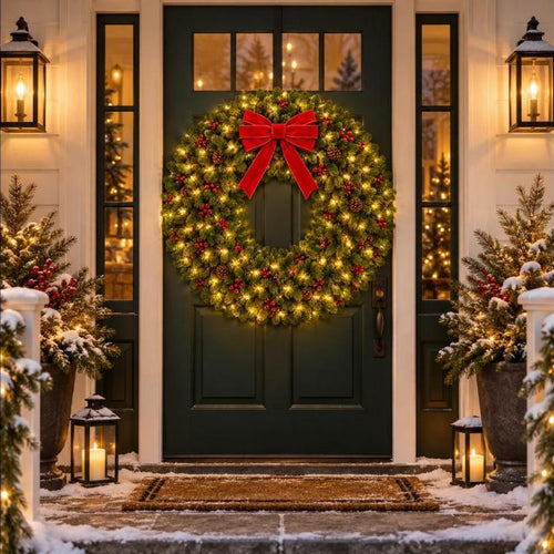 GlowWreath - Giant Pre-Lit Christmas Wreath